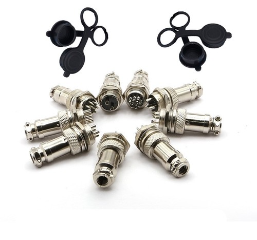 GX16 Male+Female 16mm Thread Connector Aviation Power Plug Dust cover