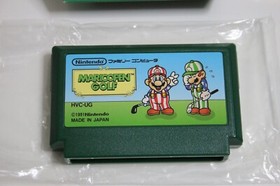 Mario Open Golf Nintendo Famicom NES Japanese Ver. in Box w/ Manual / Retro Game