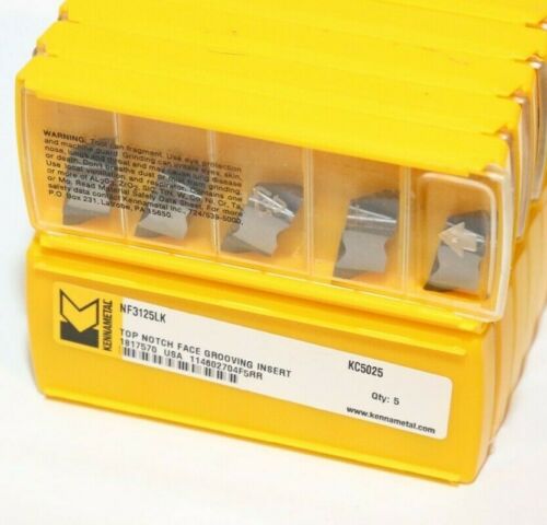 NF3125LK KC5025 KENNAMETAL *** 10 INSERTS *** FACTORY PACK *** NG3125LK