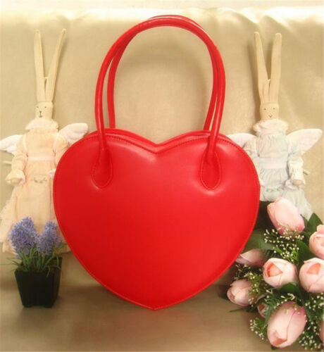Fashion Femmes Forme Cœur Sac lolita sac à main d/'embrayage sac à main portefeuille en simili cuir sac à main