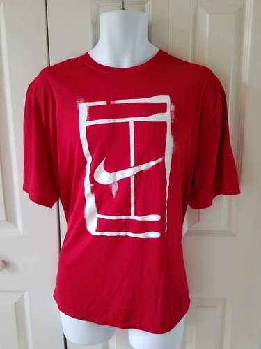 Nike Court Logo T-Shirt 543607-101 Nike Mens Tennis T-Shirt