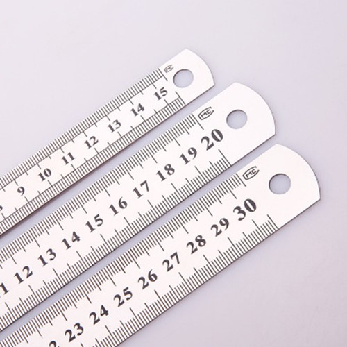 10//20//30cm Stahllineal Stahlmaßstab Metalllineal Lineal Werkstattlineal