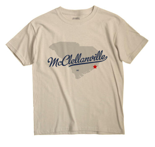 McClellanville South Carolina SC T-Shirt MAP