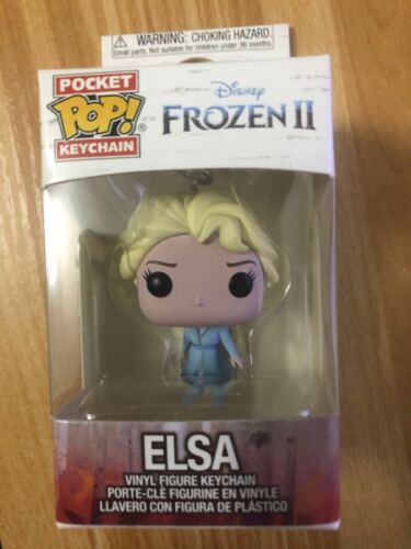 Disney Frozen II Movie Keyring Elsa/Anna/Olaf Figure Funko POP Pocket Keychain 