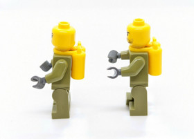 LEGO City Volcano Explorer Minifigures Lot (cty0681 cty0686 ) w/ Boulder 60125