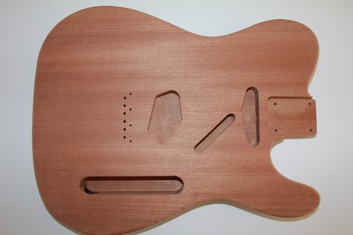 Tele Telecaster Body Korpus 2 x SC Sapeli Mahagoni Gitarrenbau made in Germany