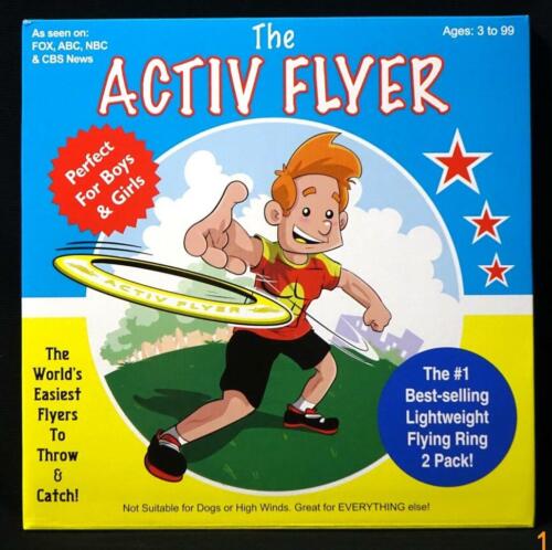 Activ Life Kid Straight Flying Rings 80/% lighter Don/'t Hurt Play in Water #1 Details about  / 2