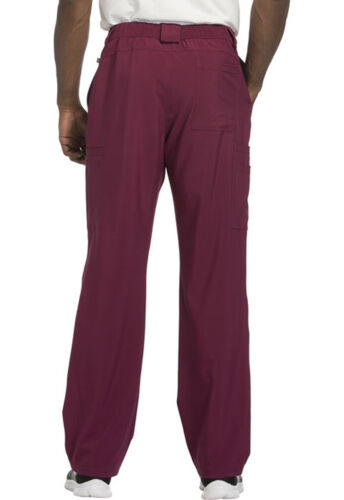 Wine Cherokee Scrubs Infinity Mens Fly Front Pants CK200A WNPS Antimicrobial 