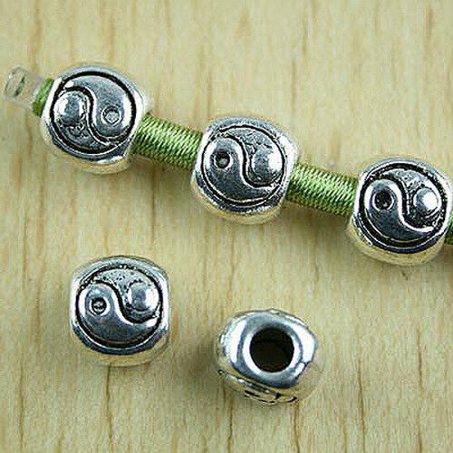 20pcs Tibetan silver oblate Spacer Beads h1445 