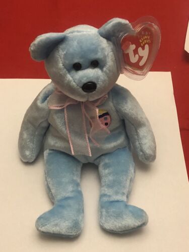 Details about   TY Beanie Baby EGGS II The Blue EASTER Bear MWMT 
