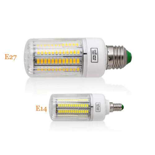 E27 E14 Corn Led  Light Lamp 5736 SMD Bulb Candle 110V 220V 30-165Leds Cool Warm 
