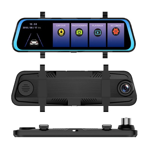 Stream Media Rear View Mirror Camera FHD 1080P Dash Cam Car DVR Video Recorder