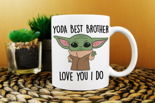 Yoda Best Brother Mug Best Brother Ever Gift Baby Yoda Mug Funny Gift