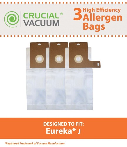 3 Eureka J Vacuum Bags Series 2270 /& 2900-2920 61515C-6
