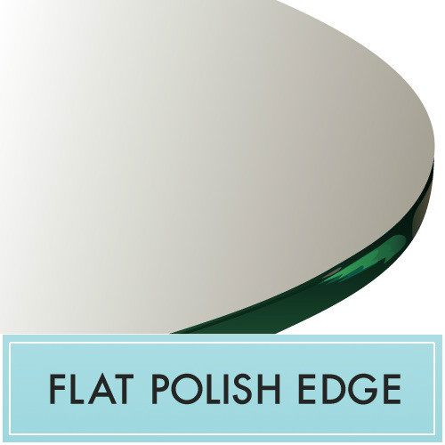 Flat Polish Edge By Spancraft 26 Inch Clear Glass Table Top 1 4 Thick Other Home Furniture Garden Worldenergy Ae - 72 Inch Round Glass Table Cover