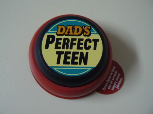 Hallmark DAD'S PERFECT TEEN Sound Button #FMN4008 NEW Fun Phrases Hallmark DAD'S PERFECT TEEN Sound Button #FMN4008 NEW Fun Phrases