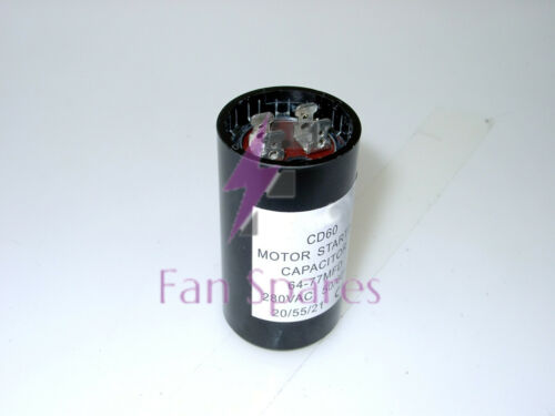 Electric Motor Start Capacitor 53-64uF Fridge Feezer Washer Dryer Oven Fan