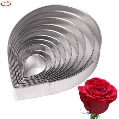 Stainless Steel Flower Leaf Biscuit Cookie Cutter Fondant DIY Cake Decor Mould