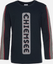 Gr.164//170 Chiemsee Jungen Langarmshirt,vorne mit Markenschriftzug,marine