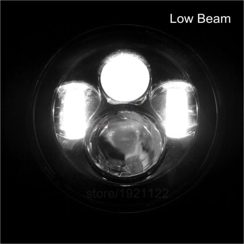 7" LED Headlight 4.5" Passing Lights for Sportster Heritage Softail Deluxe FLST 