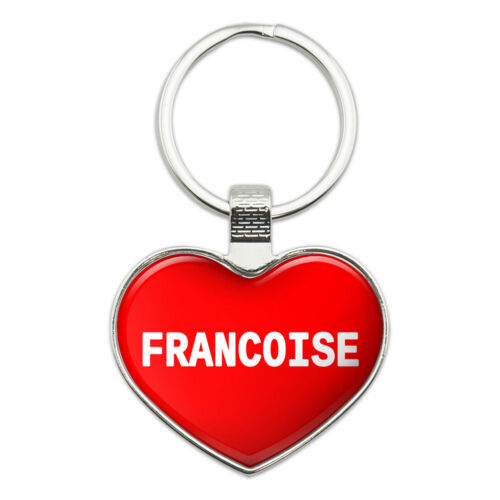 Metal Keychain Key Chain Ring I Love Heart Names Female F Flet