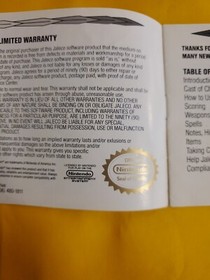 Astyanax NES-YX-USA  NES MANUAL ONLY Authentic Original Nintendo Vintage