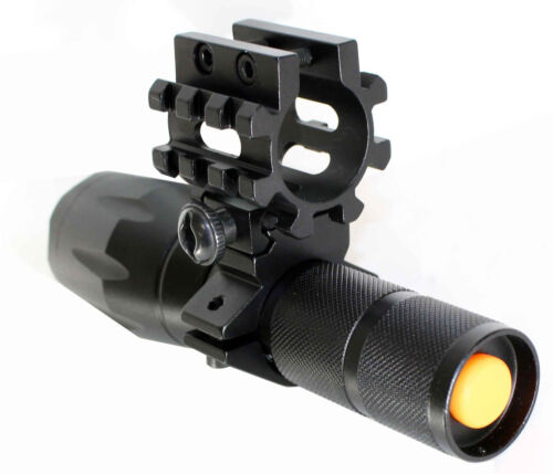 250ft range 1000 Lumen Tactical Flashlight with Mount for 12 Gauge MOSSBERG 590