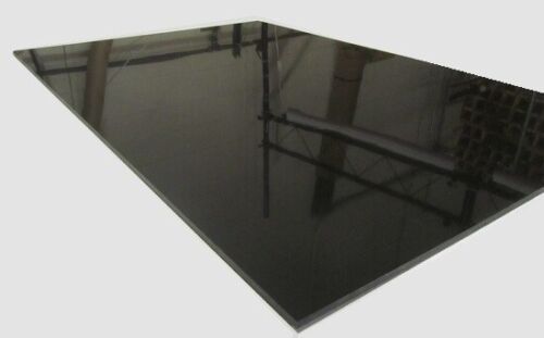 1//4/" HDPE Polyethylene Thick x 24/" Wide x 36/" Long Sheet Black .250/"