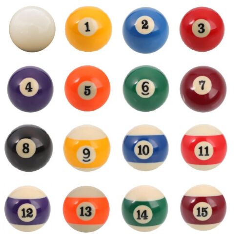 New Single 2.25 Standard Pool Ball Choose A Ball Replacement Billiard Ball 