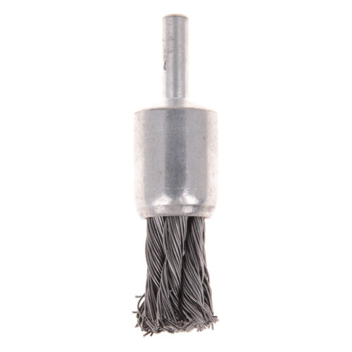 20mm wire knot end brush stainless steel with 1//4/" shank for grindNSPFMAQE