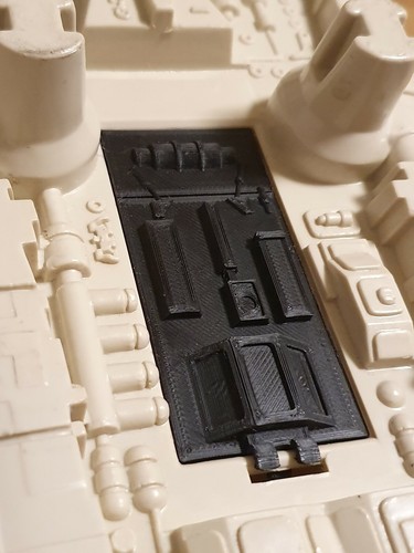 Vintage Star Wars Rebel Transport Bottom Door Hatch Ramp 3D Printed
