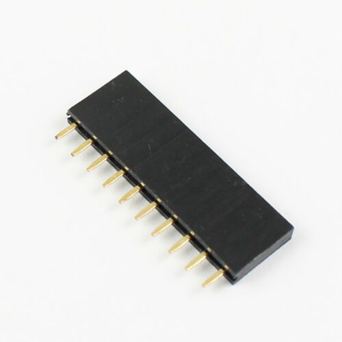 10Pcs 2.54 mm pitch 18 Pin Single Row Straight Female Pin Header Strip PH:8.5mm