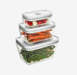 Vacuum Seal Glass Containers Set of 3 Free Shipping Zwilling 