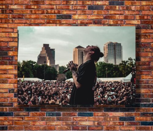 Hot Fabric Poster Post Malone American Rapper Hip Hop Music 36x24 30x20 Z1425
