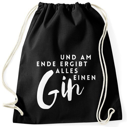 Turnbeutel und am Ende ergibt alles einen Gin Spruch Moonworks®