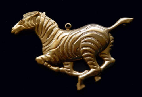Zebra   XL With and Without Loop Details about  / Vintage Brass Stampings Raw Brass
