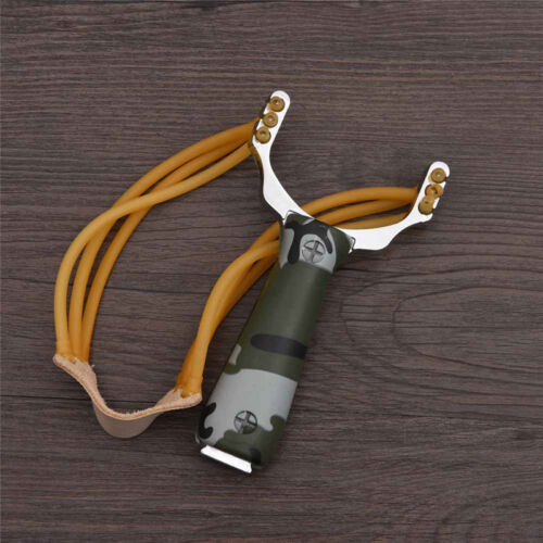 Slingshot CAMOUFLAGE High Velocity Powerful Catapult Hunt Sling Shot Outdoor NEW