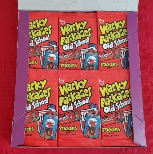 Details about  / 2010 TOPPS WACKY PACKAGES OLD SCHOOL SERIES 1 OPEN BOX 24 UNOPENED PACKS