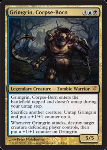 Innistrad Japanese MTG Magic JAPANESE Grimgrin NM Corpse-Born