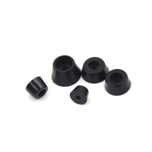 10XBlack Rubber Round Cabinet Instrument Case Feet Foot Circular Bumpers Pads FO