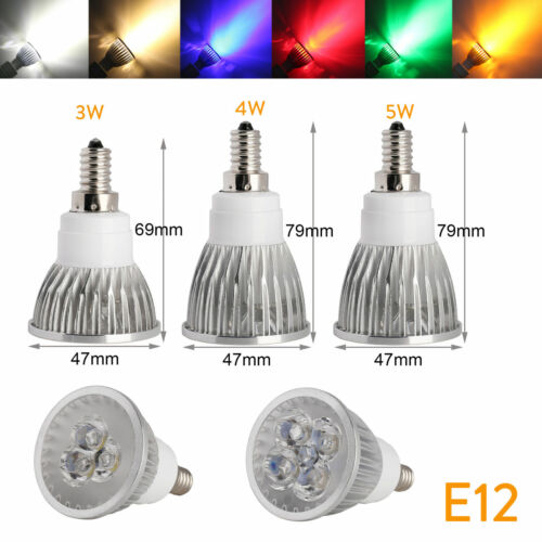 LED Spotlight Dimmable GU10 MR16 GU5.3 B22 E27 3W 4W 5W LED Bulbs DC 24V RLM442 