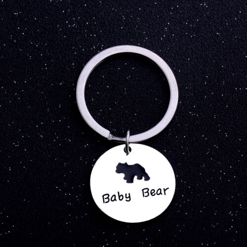 Fashion Womens Engraved Mama Bear Cubs Pendant Necklace Jewelry Charm Gift Mom 