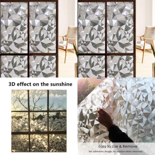 3D Reflective Window Decor/Privacy Protection/He Decorative Privacy Window Film 