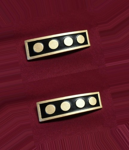 Star Trek The Next Generation Uniform ADMIRAL Rank Pip Pin Badge Insignia