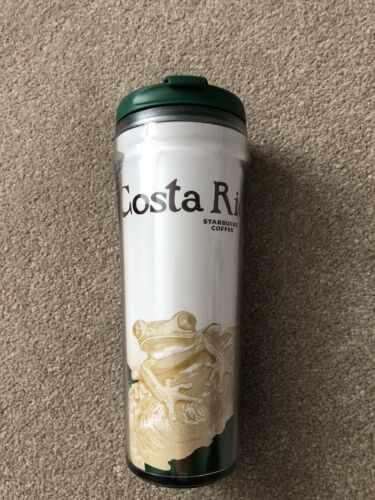 Starbucks Costa Rica Re-useable Plastic Cup With Lid 