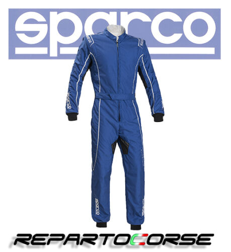 TUTA KART SPARCO GROOVE KS-3 AZZURRO BIANCO CIK FIA  N2013.1-002334