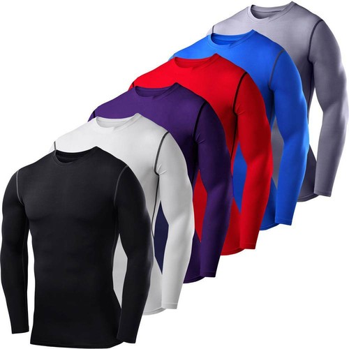 UK NEW Mens Boys Compression Gym Base Layer Thermal Skins Shirt Sports Leggings