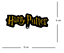 harry potter Large ROB iron on patch Gryffindor Slytherin Hufflepuff Ravenclaw