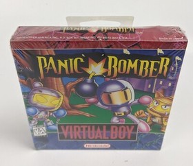 Nintendo Virtual Boy Panic Bomber Man Factory Sealed Video game