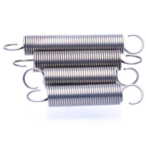 Wire Dia0.6mm Expansion Extension Tension Spring 304 Stainless Steel Hook spring